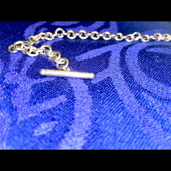 Authentic Tiffany & Co toggle necklace. 925 silver, excellent condition. - Picture 4 of 4